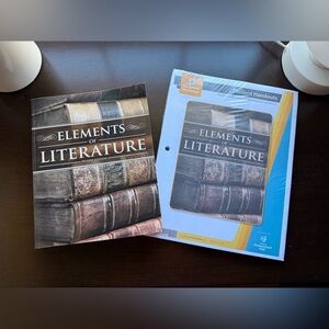 BJU Press Elements Of Literature 2nd Edition Student Textbook And Handouts